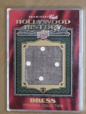 Greta Garbo 2009 Upper Deck Prominent Cuts "Hollywood History"